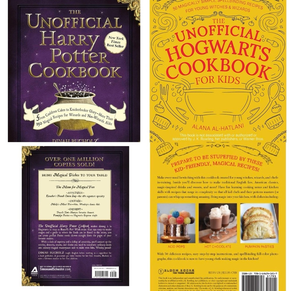 Unofficial Harry Potter Cake - Knickerbocker Glory & Unoffic Hogwart Kid CKBKs